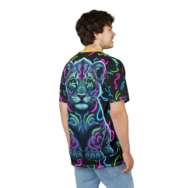 Leo_Zodiac_Neon_Lion_Unisex_Tee_White_Stitching_6_Oz